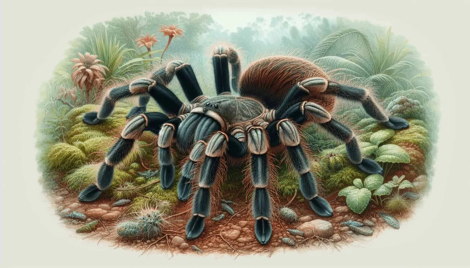 16673 tarantula posture