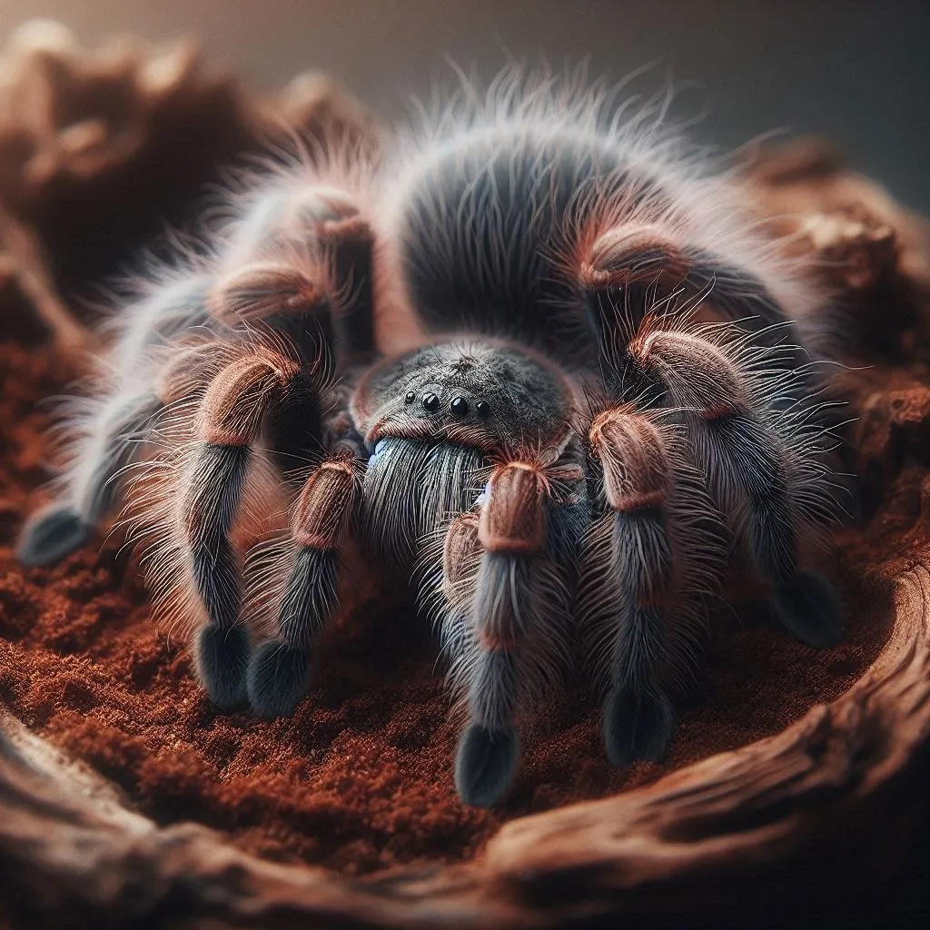 16901 curly hair tarantula handling